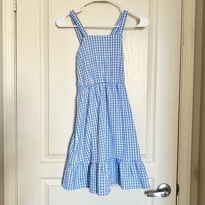 SHEIN Blue plaid gingham Kids Dress